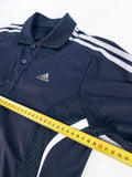 POLO DEPORTIVO ADIDAS AZUL MARINO Y BLANCO TALLA S/M