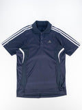 POLO DEPORTIVO ADIDAS AZUL MARINO Y BLANCO TALLA S/M