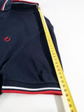 POLO FRED PERRY NEGRO CON TIPPINGS ROJO Y BLANCO TALLA M