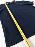 POLO FRED PERRY NEGRO CON TIPPINGS ROJO Y BLANCO TALLA M