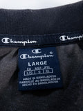 POLO DE MANGA CORTA CHAMPION NEGRO CON BANDAS LOGO - TALLA L (GRANDE)