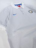 POLO TÉCNICO / OFICIAL NIKE INTER DE MILÁN - GRIS Y BLANCO TALLA L
