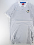 POLO TÉCNICO / OFICIAL NIKE INTER DE MILÁN - GRIS Y BLANCO TALLA L