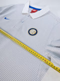 POLO TÉCNICO / OFICIAL NIKE INTER DE MILÁN - GRIS Y BLANCO TALLA L