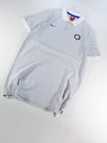 POLO TÉCNICO / OFICIAL NIKE INTER DE MILÁN - GRIS Y BLANCO TALLA L