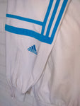 PANTALÓN ADIDAS CHALLENGER BLANCO - BANDAS AZULES - TALLA L
