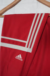 PANTALÓN ADIDAS CHALLENGER ROJO - BANDAS BLANCAS - TALLA XL