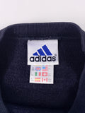 SUDADERA RETRO ADIDAS NEGRA Y BLANCA TALLA S