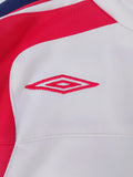 CHAQUETA RETRO UMBRO BLANCA, AZUL Y ROJA TALLA S OVERSIZE