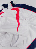 CHAQUETA RETRO UMBRO BLANCA, AZUL Y ROJA TALLA S OVERSIZE