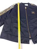 CHAQUETA ADIDAS x SHELL NEGRA Y DORADA TALLA S