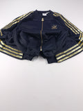 CHAQUETA ADIDAS x SHELL NEGRA Y DORADA TALLA S