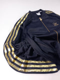CHAQUETA ADIDAS x SHELL NEGRA Y DORADA TALLA S