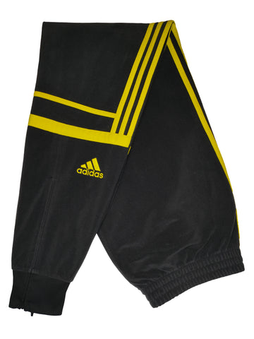Pantalón Adidas Challenger color negro Bandas amarillas - Talla L