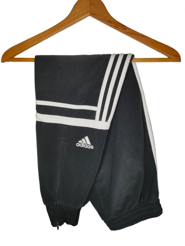 Pantalón Adidas Challenger - Negro con franjas blancas - Talla M