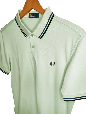 Polo Fred Perry verde talla L