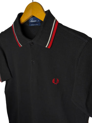 Polo Fred Perry negro talla M