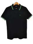 Polo Fred Perry negro talla L