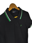 Polo Fred Perry negro talla L