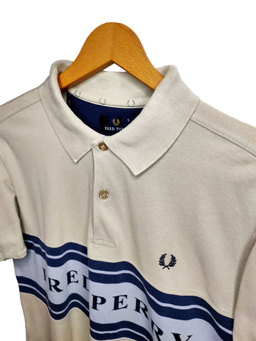 Polo Fred Perry color crema - Talla S