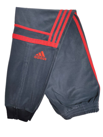 Pantalón Adidas Challenger Gris - Bandas Rojas - Talla XS
