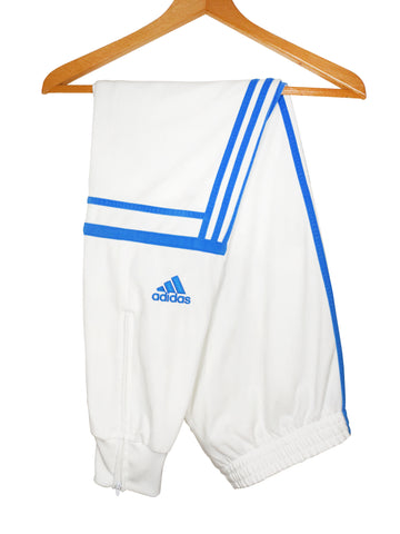 Pantalón Adidas Challenger Blanco - Bandas Azules - Talla XL