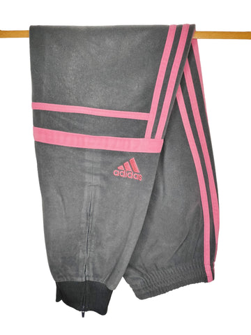 Pantalón Adidas Challenger - Gris franjas rosas - Talla M