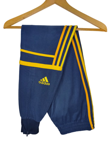 Pantalón Adidas Challenger - Azul Marino franjas naranjas - Talla M