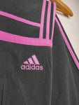 Pantalón Adidas Challenger mujer - Gris franjas rosas - Talla M