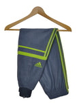 Pantalón Adidas Challenger - Azul Marino con franjas verdes - Talla M/L