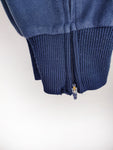 Pantalón Adidas Challenger - Azul Marino con franjas verdes - Talla M/L