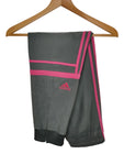 Pantalón Adidas Challenger - Negro con franjas rosas - Talla L