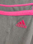 Pantalón Adidas Challenger - Negro con franjas rosas - Talla L