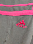 Pantalón Adidas Challenger - Negro con franjas rosas - Talla L