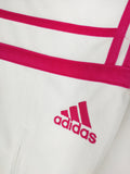 Pantalón Adidas Challenger - Blanco franjas rosa - Talla M