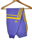 Pantalón Adidas Challenger - Lila franjas amarillas - Talla S/M