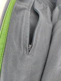 Pantalón Adidas Challenger - Gris franjas verdes - Talla M/L