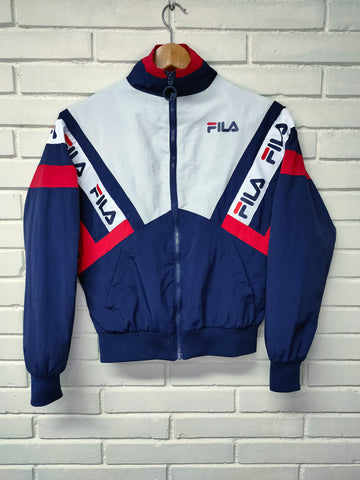 Chaqueta Fila Blanca y Azul - Talla 3XS