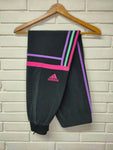 Pantalón Adidas Challenger Negro - Bandas Tricolor - Talla M