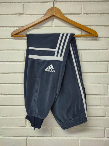 Pantalón Adidas Challenger Azul Marino - Bandas Blancas - Talla S/M