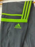 Pantalón Adidas Challenger Gris - Bandas Verdes - Talla S/M