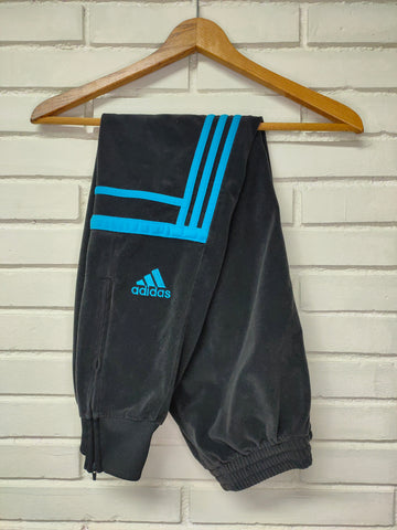 Pantalón Adidas Challenger Negro - Bandas Azules - Talla S