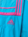Pantalón Adidas Challenger Azul - Bandas Rosas - Talla M