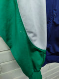 Chaqueta de chándal ADIDAS azul, blanco y verde - Talla M