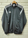 CHAQUETA DE CHÁNDAL ADIDAS NEGRO Y BLANCO - TALLA L