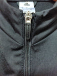 CHAQUETA DE CHÁNDAL ADIDAS NEGRO Y BLANCO - TALLA L