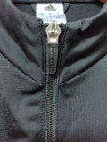 CHAQUETA DE CHÁNDAL ADIDAS NEGRO Y BLANCO - TALLA L
