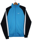 Chaqueta Nike Azul y Negro con banda blanca - Talla L