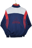 Chaqueta Adidas Azul y Blanca - Badas Rojas - Talla M