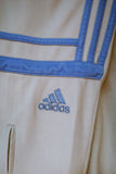 Pantalón Adidas Challenger Gris - Bandas Azules - Talla M/L